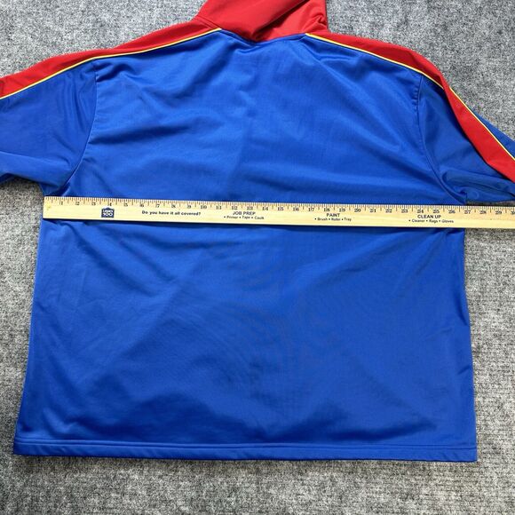 Nascar Women's Track Jacket 24 26 Blue Red Embroidered Drawstring Racing Stripe - Picture 12 of 15